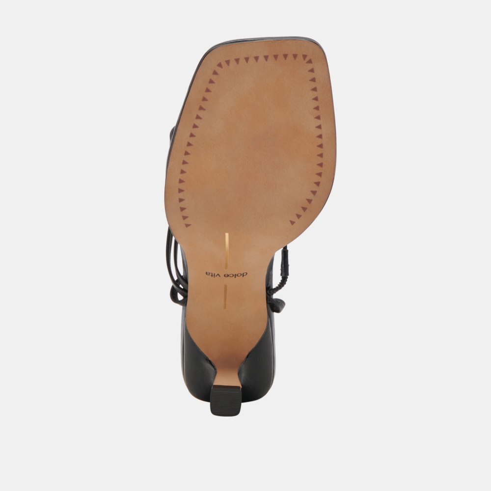 Dolce Vita Malabo Heels Black Leather