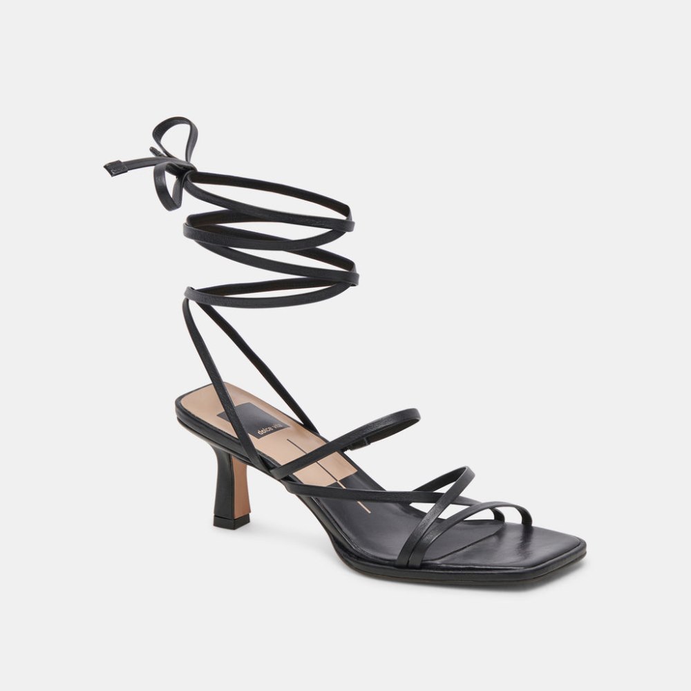 Dolce Vita Malabo Heels Black Leather