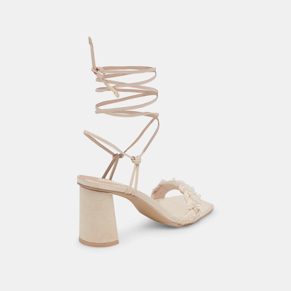 Dolce Vita Paxten Heels Vanilla Pearls