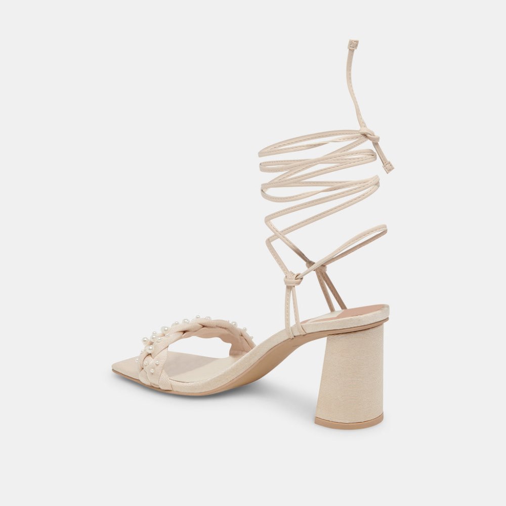 Dolce Vita Paxten Heels Vanilla Pearls
