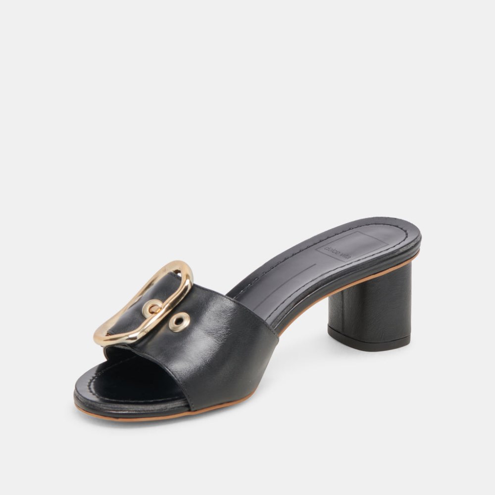 Dolce Vita Laika Heels Black Leather