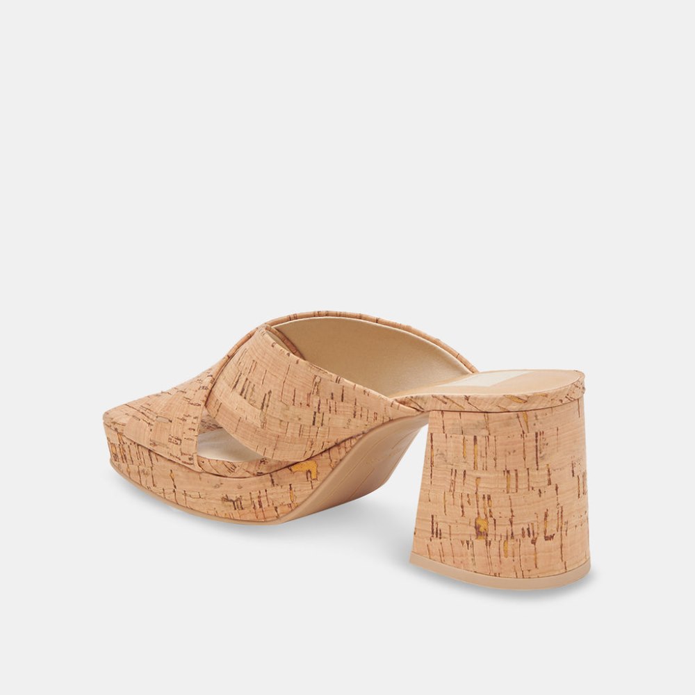 Dolce Vita Martin Heels Natural Cork