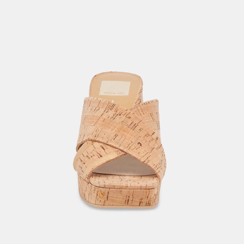 Dolce Vita Martin Heels Natural Cork