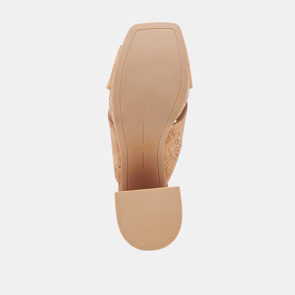 Dolce Vita Martin Heels Natural Cork