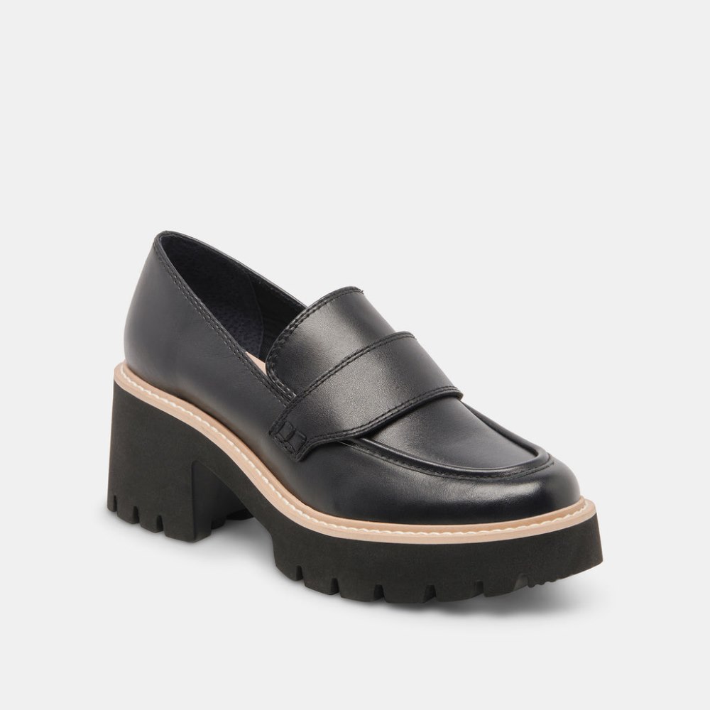 Dolce Vita Halona Loafers Onyx Leather