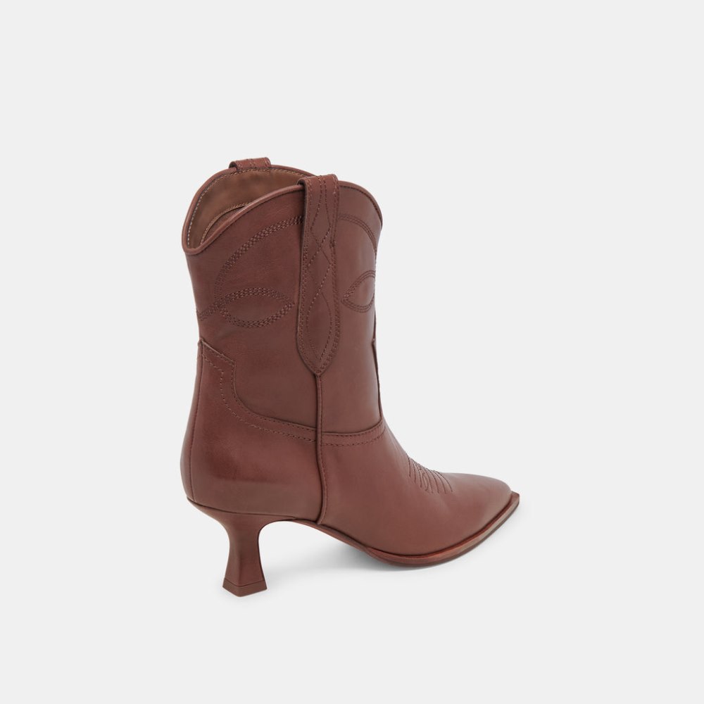 Dolce Vita Angel Booties Chocolate Leather