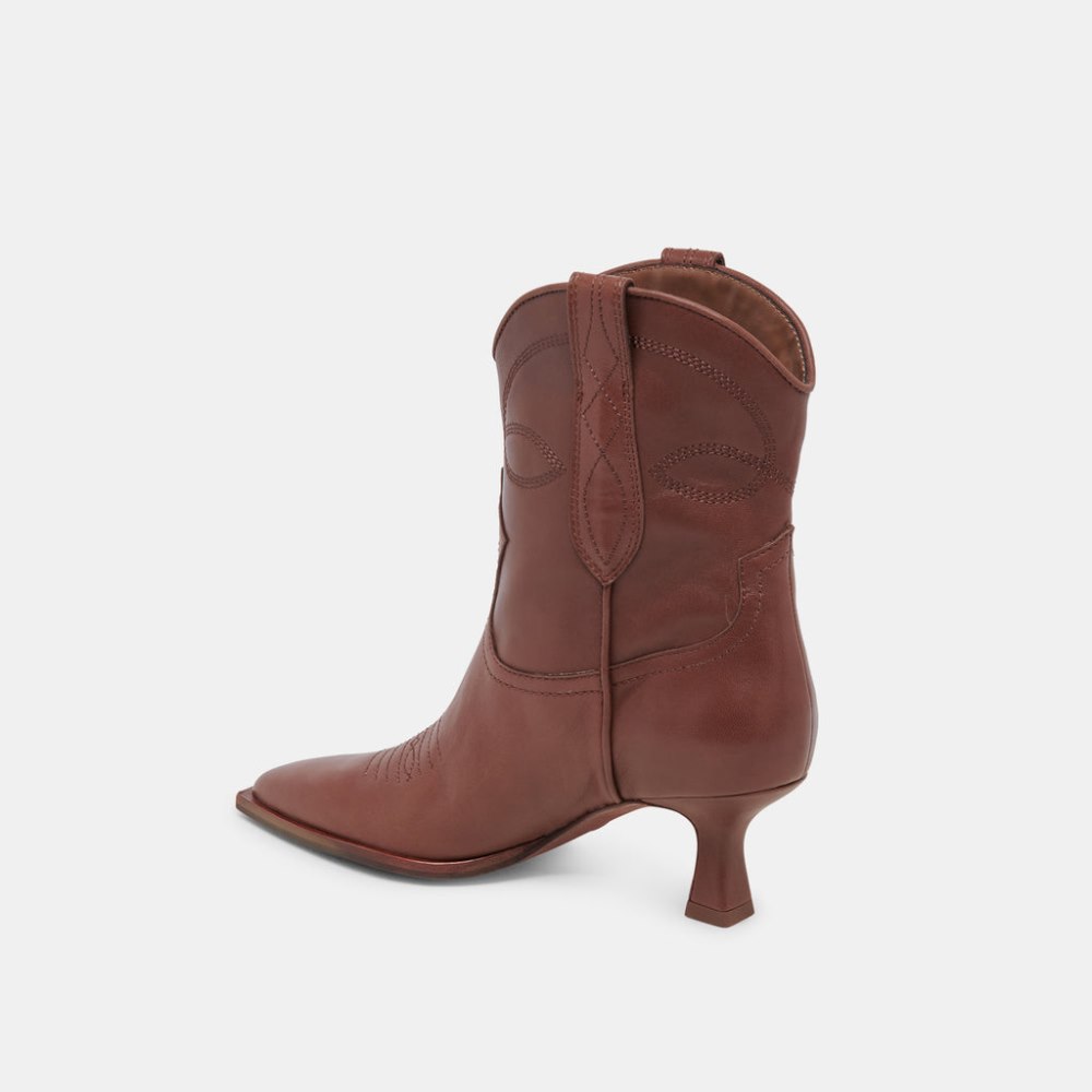 Dolce Vita Angel Booties Chocolate Leather