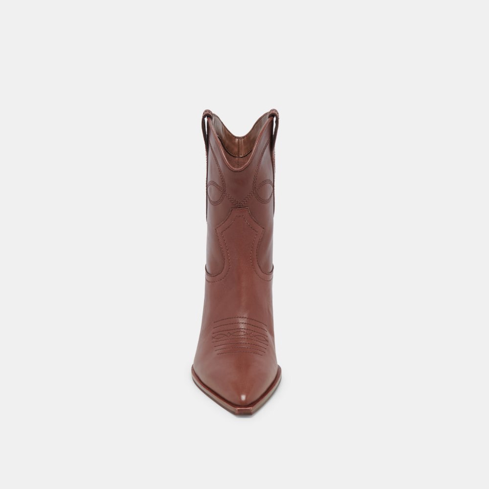 Dolce Vita Angel Booties Chocolate Leather