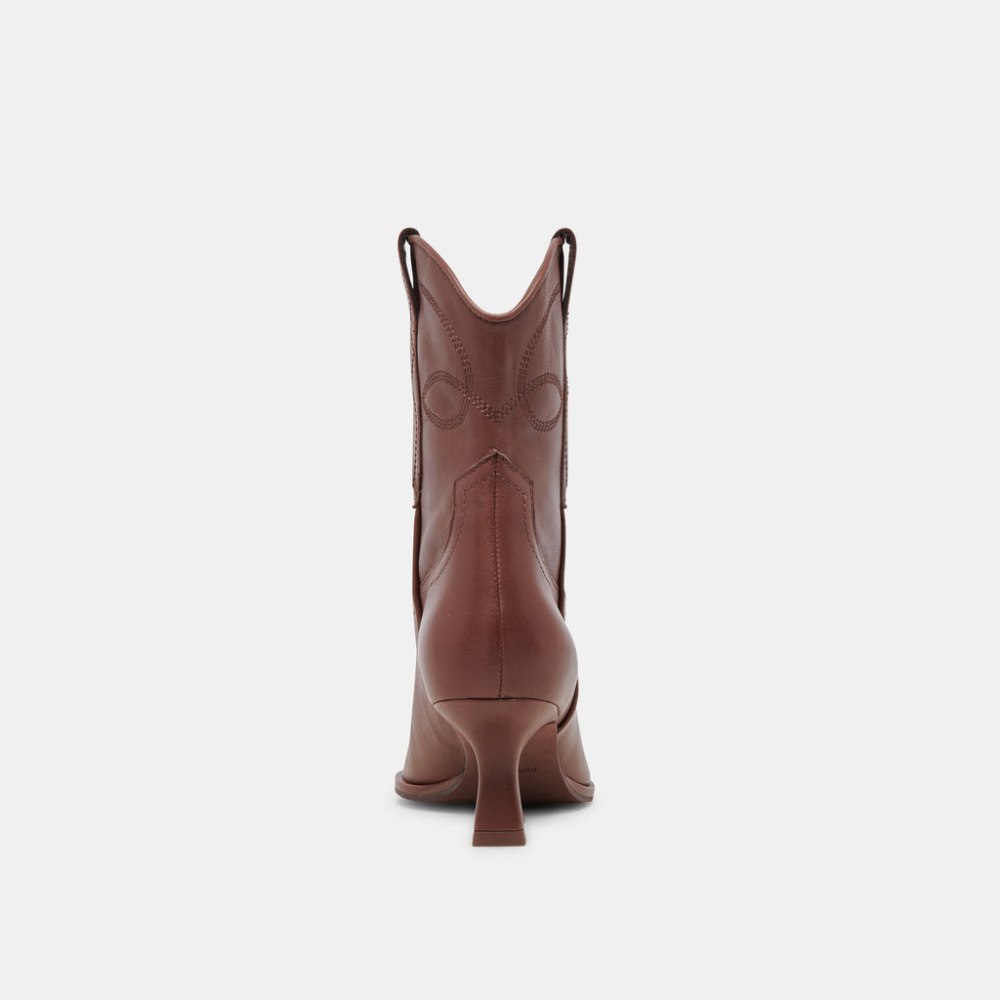 Dolce Vita Angel Booties Chocolate Leather
