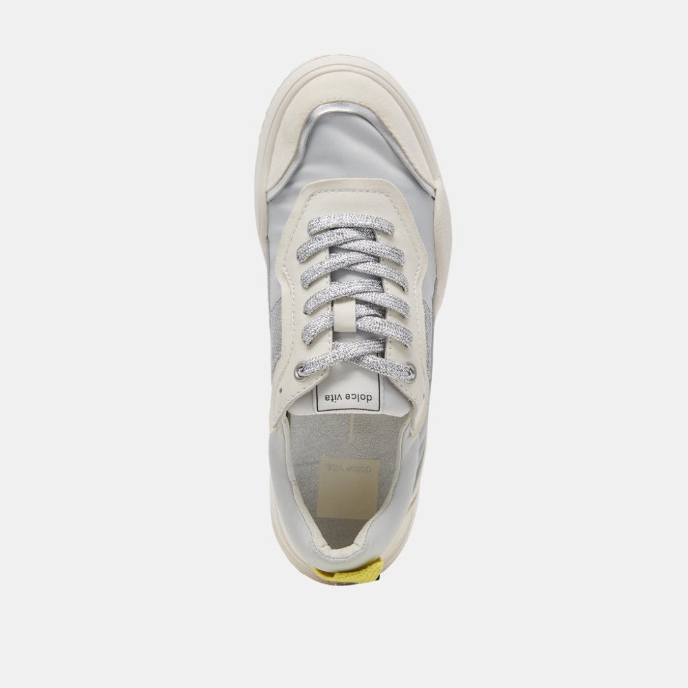Dolce Vita Lavine Sneakers Silver Multi Nylon