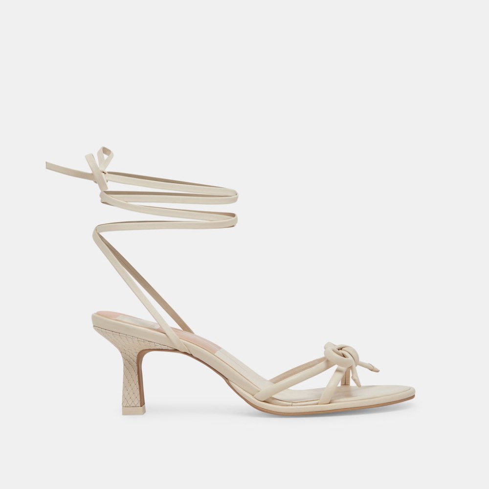 Dolce Vita Maison Heels Ivory Leather