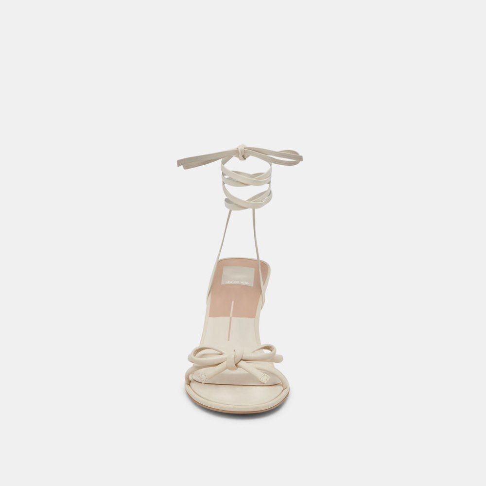 Dolce Vita Maison Heels Ivory Leather