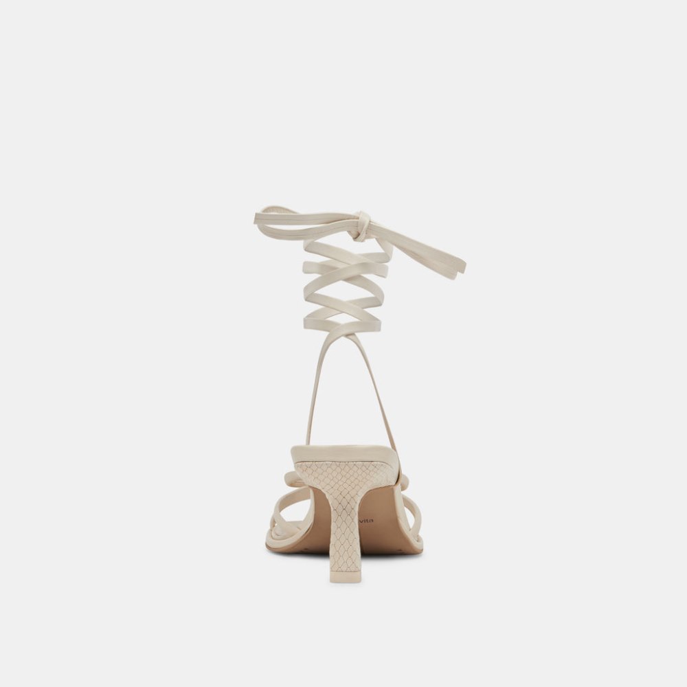 Dolce Vita Maison Heels Ivory Leather