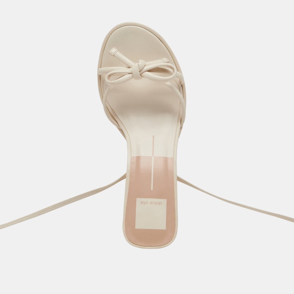 Dolce Vita Maison Heels Ivory Leather