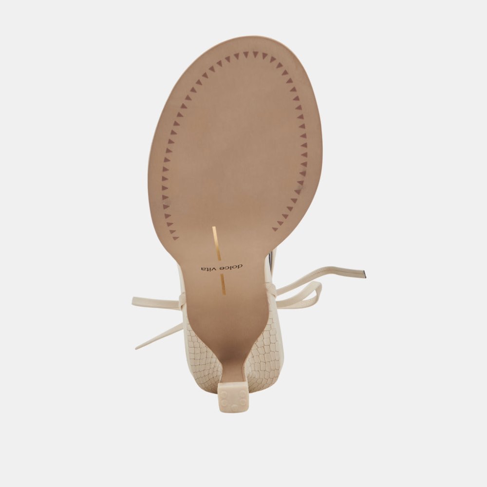 Dolce Vita Maison Heels Ivory Leather