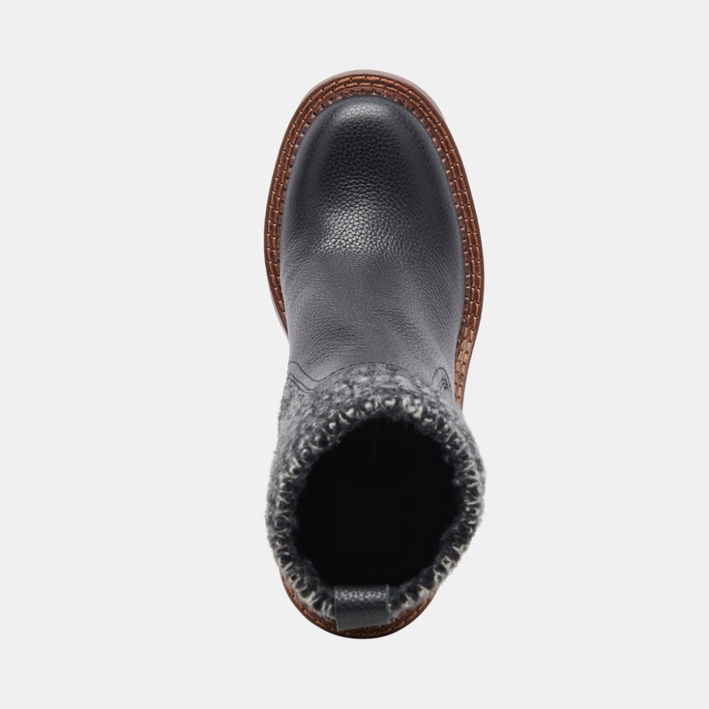 Dolce Vita Drago Boots Black Leather