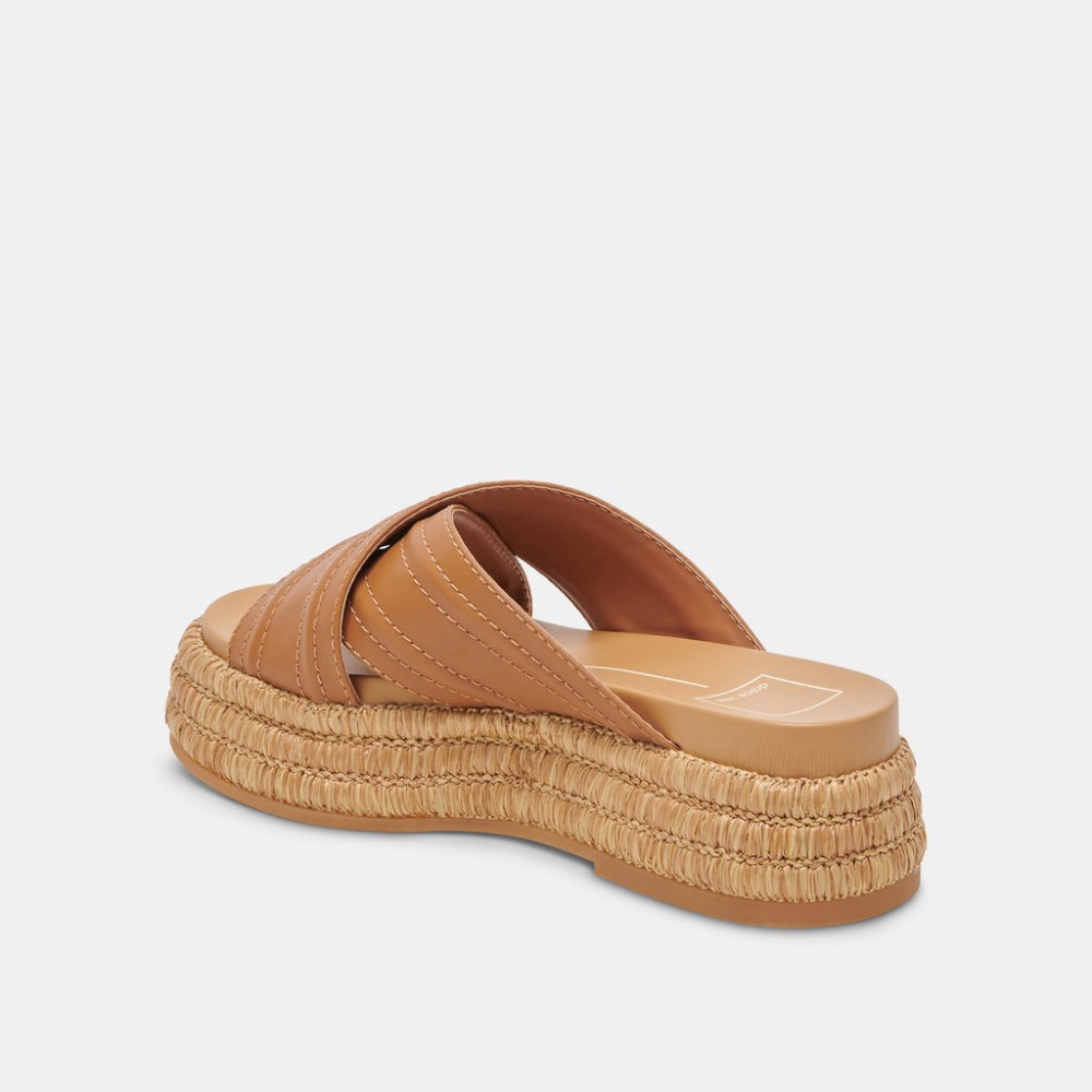 Dolce Vita Weslee Sandals Tan Leather