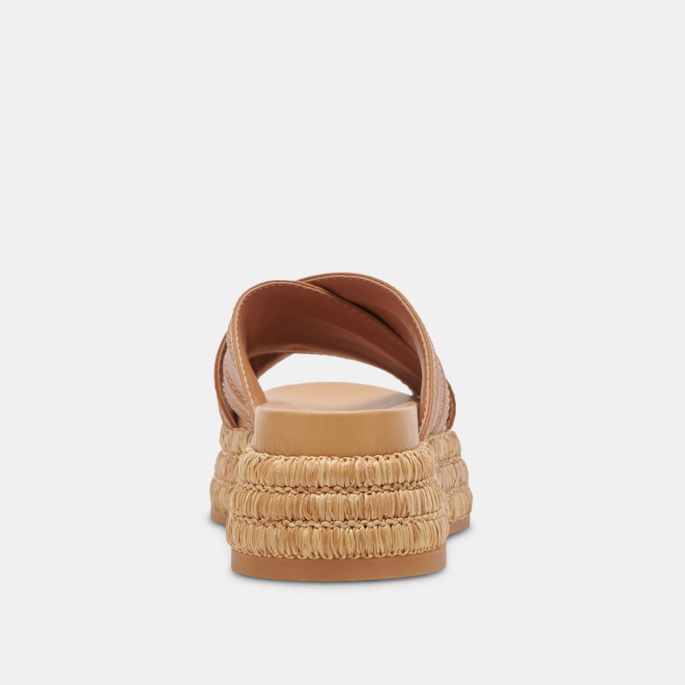 Dolce Vita Weslee Sandals Tan Leather