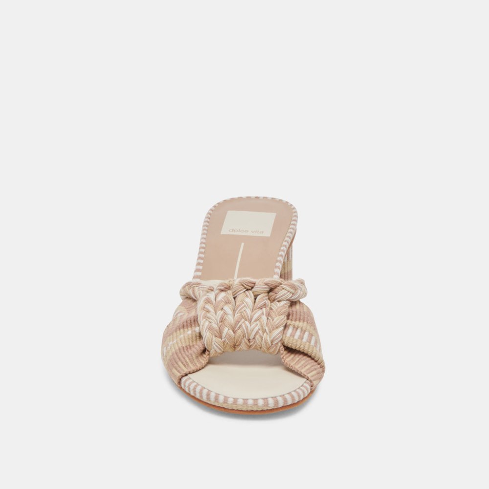 Dolce Vita Dallie Heels Natural Multi Woven
