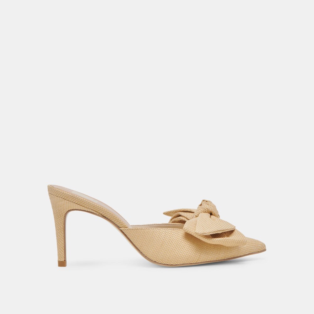 Dolce Vita Kayli Heels Lt Natural Raffia