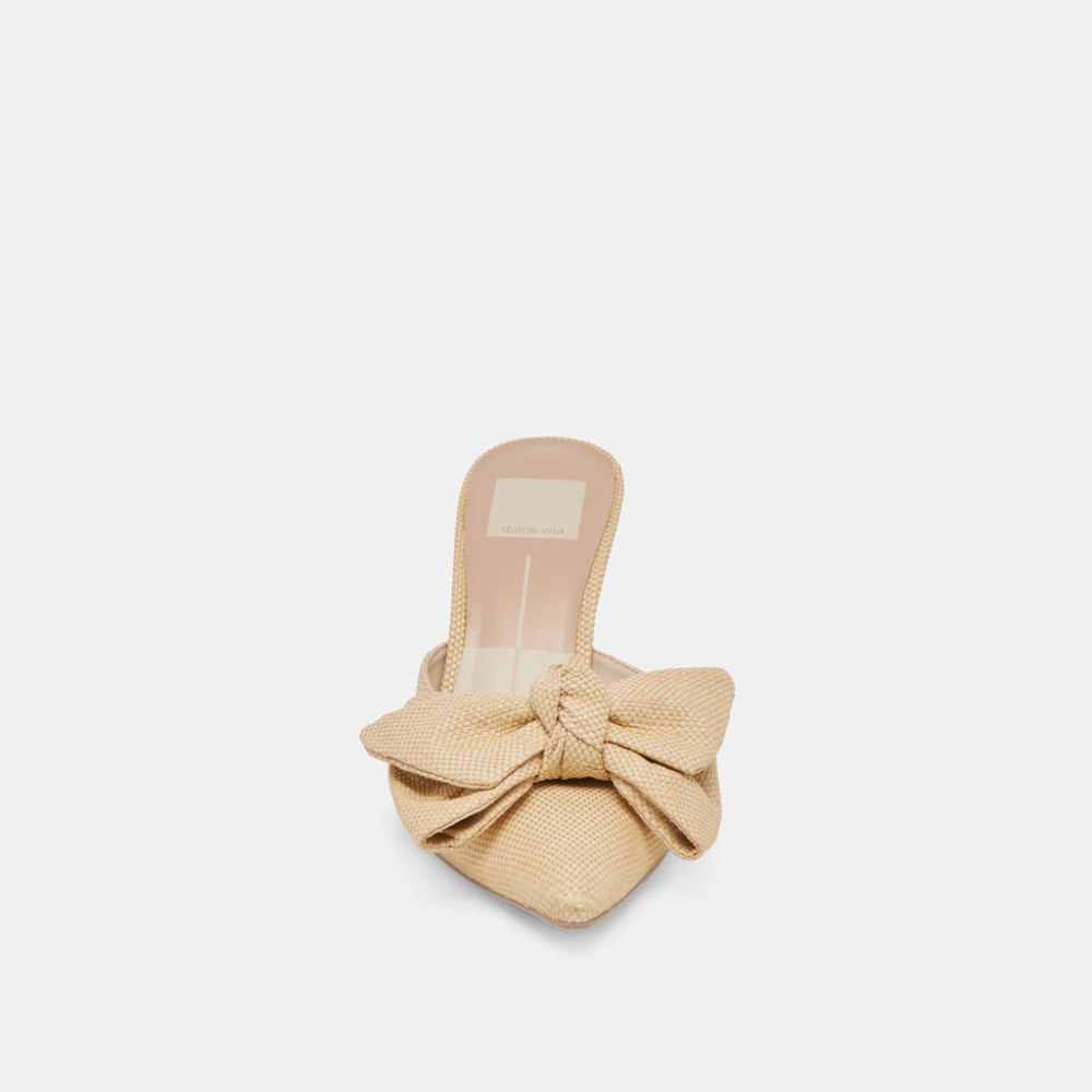 Dolce Vita Kayli Heels Lt Natural Raffia