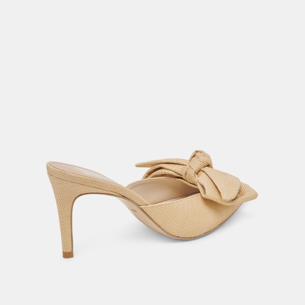 Dolce Vita Kayli Heels Lt Natural Raffia