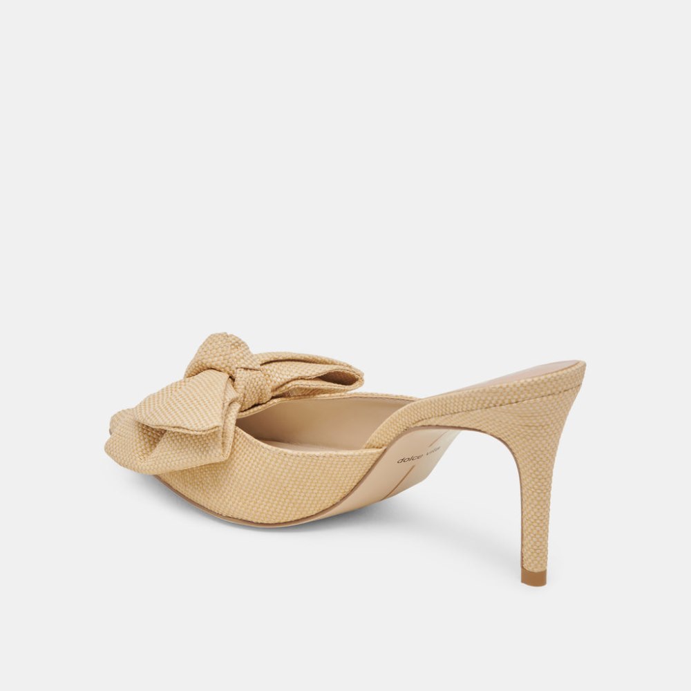 Dolce Vita Kayli Heels Lt Natural Raffia