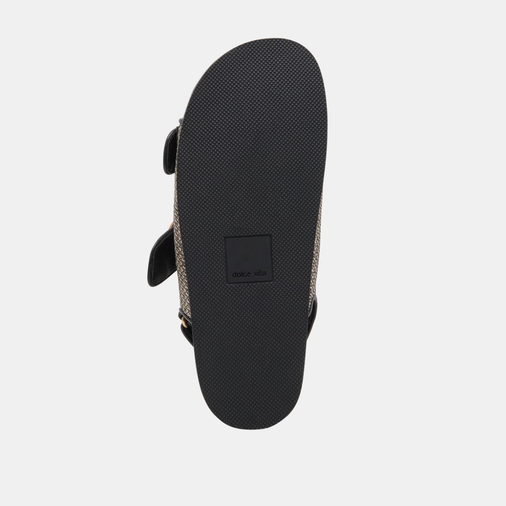 Dolce Vita Starla Sandals Black Multi Woven