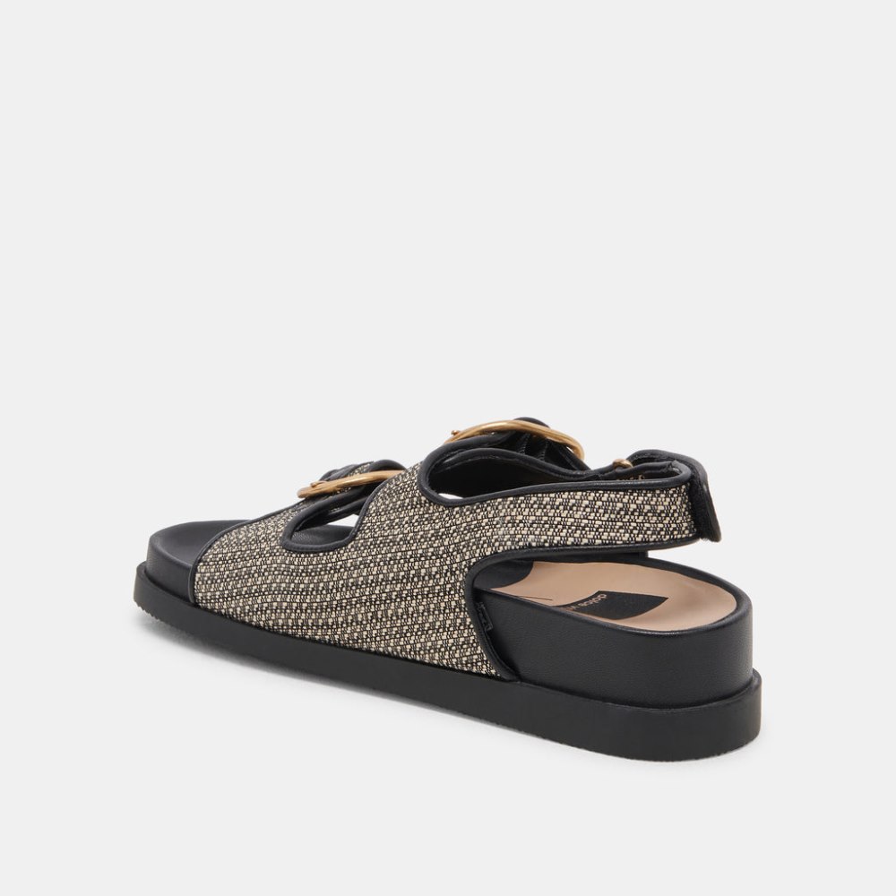 Dolce Vita Starla Sandals Black Multi Woven