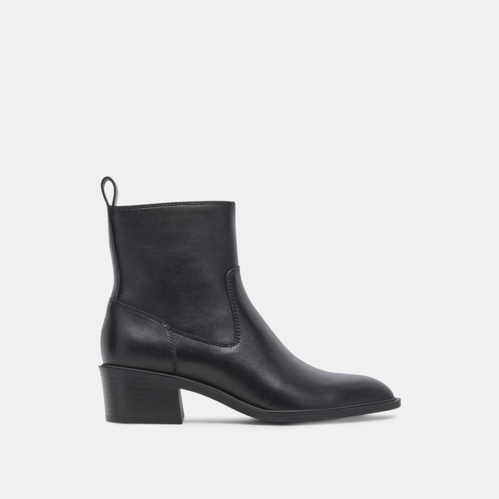 Dolce Vita Bili H2o Booties Black Leather