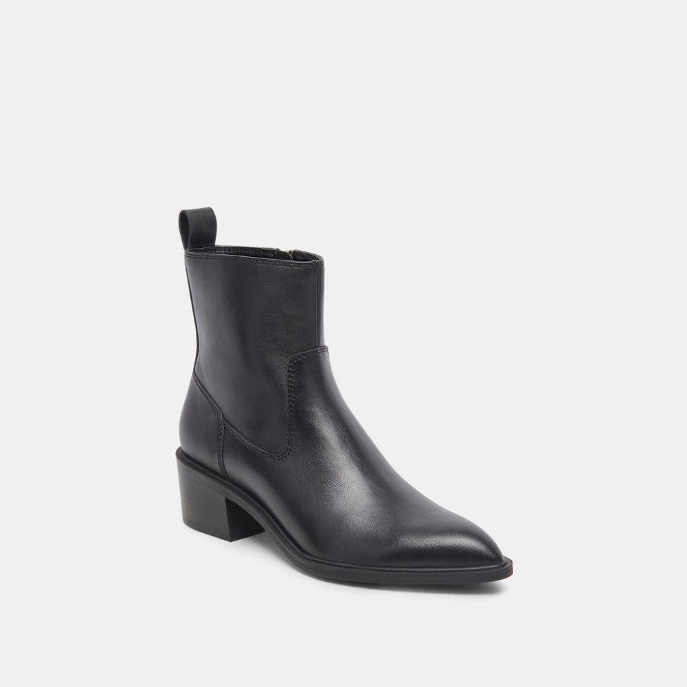 Dolce Vita Bili H2o Booties Black Leather