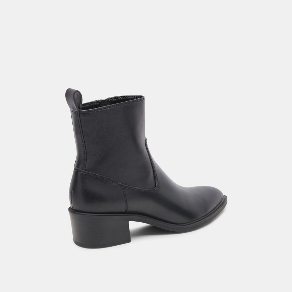 Dolce Vita Bili H2o Booties Black Leather
