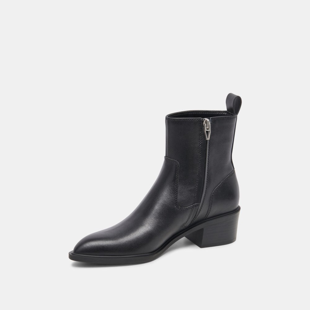 Dolce Vita Bili H2o Booties Black Leather