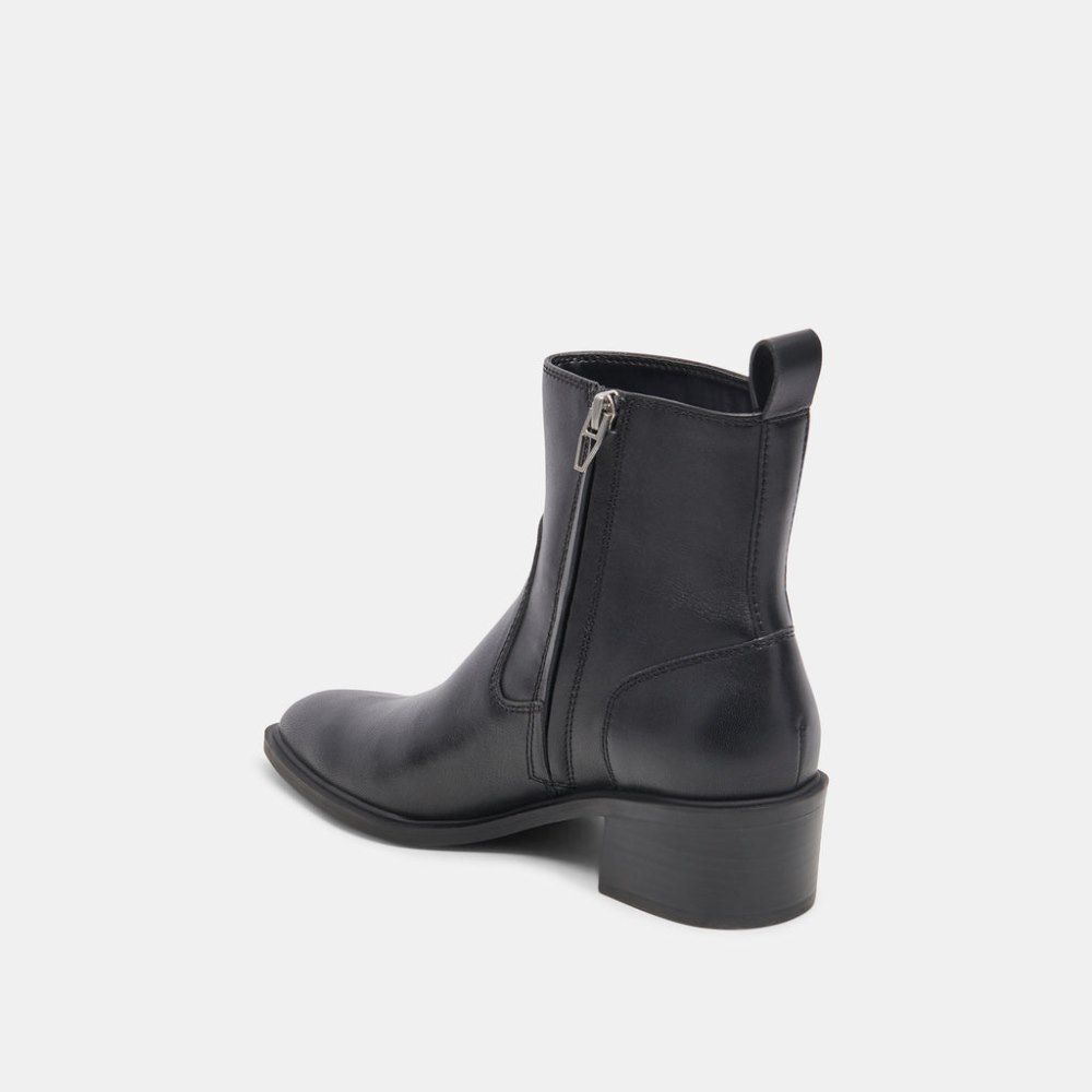 Dolce Vita Bili H2o Booties Black Leather