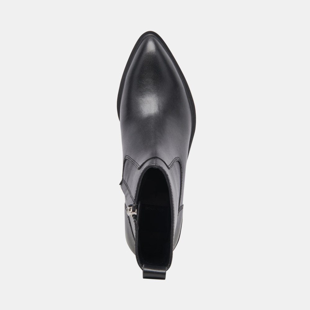 Dolce Vita Bili H2o Booties Black Leather