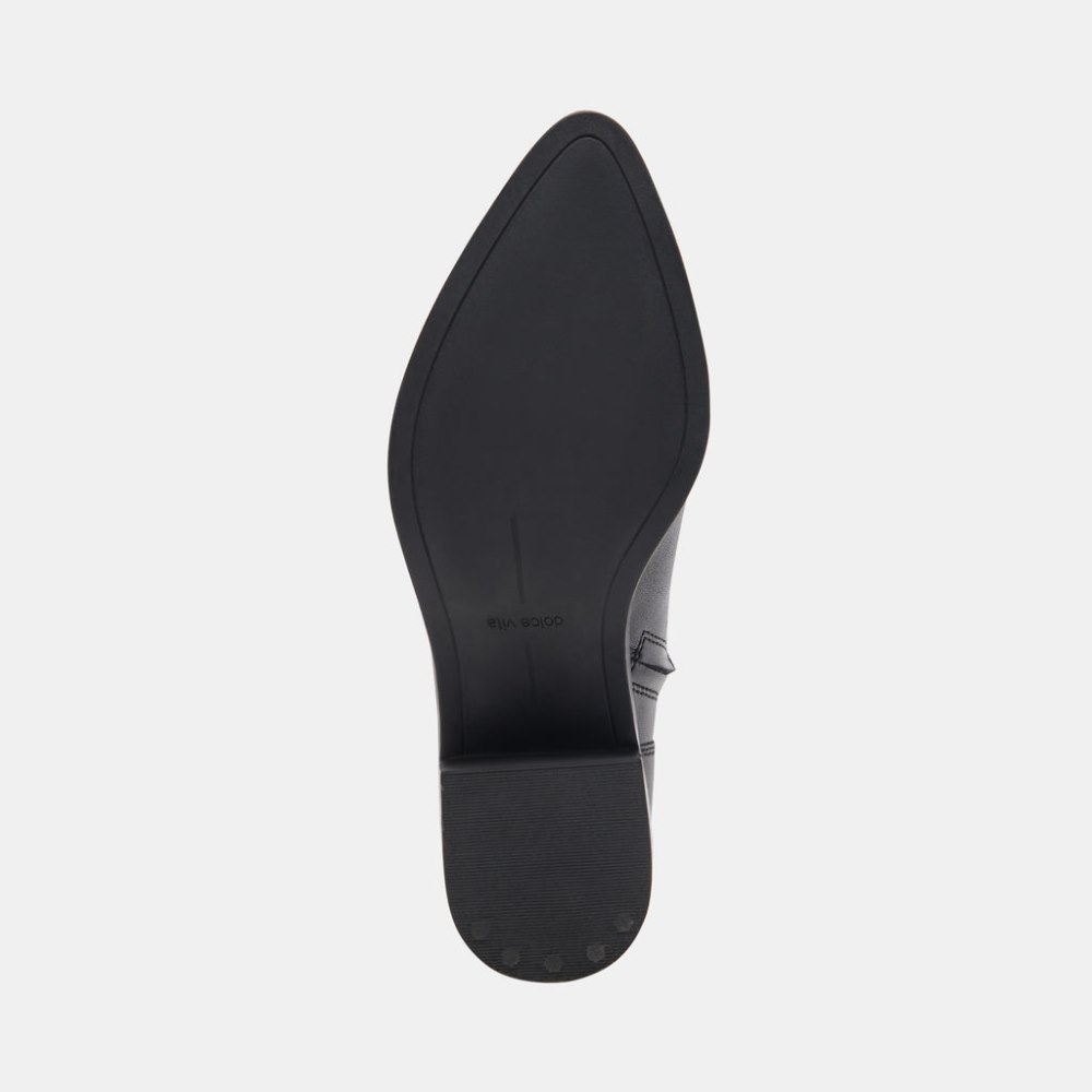 Dolce Vita Bili H2o Booties Black Leather