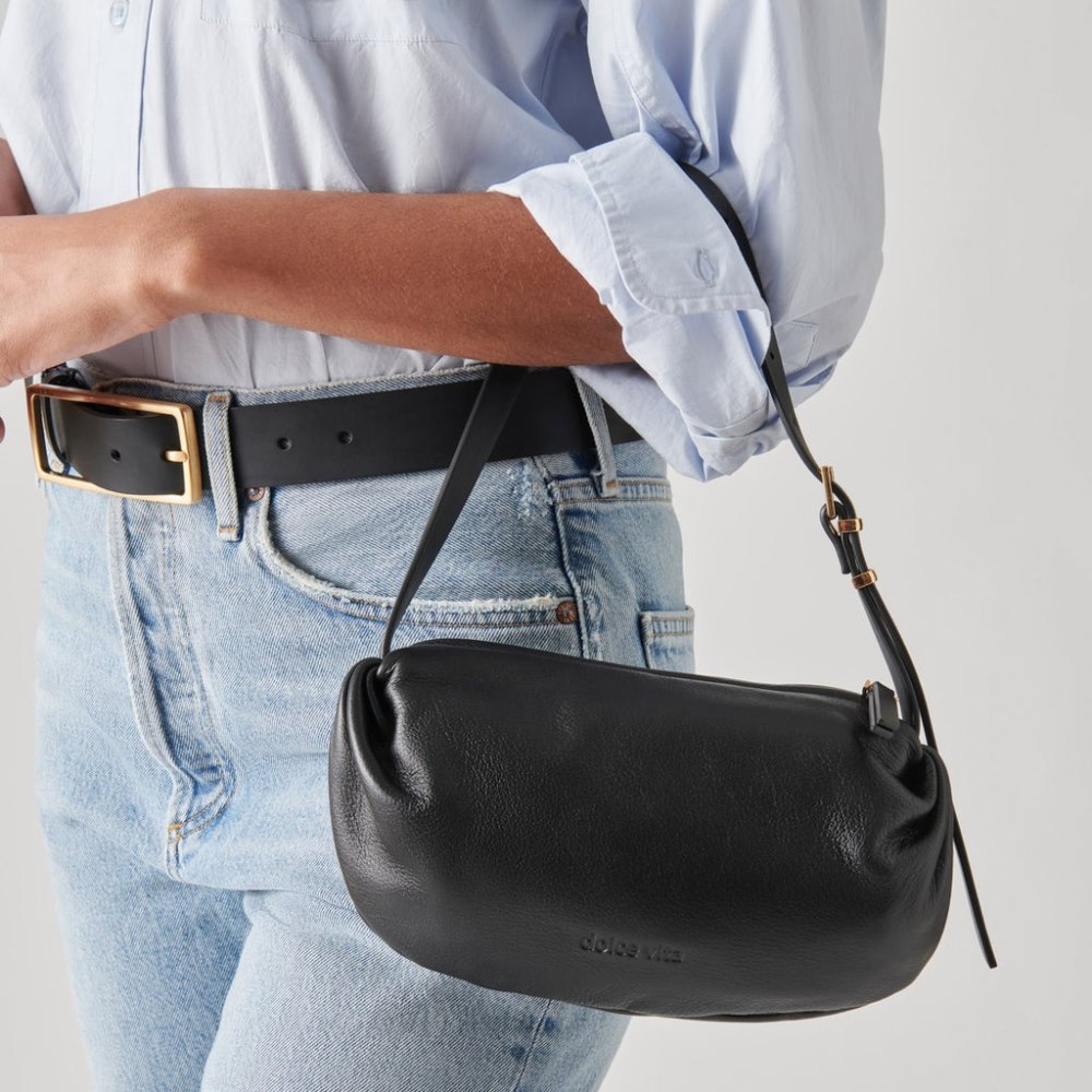 Dolce Vita Livi Shoulder Bag Black Leather