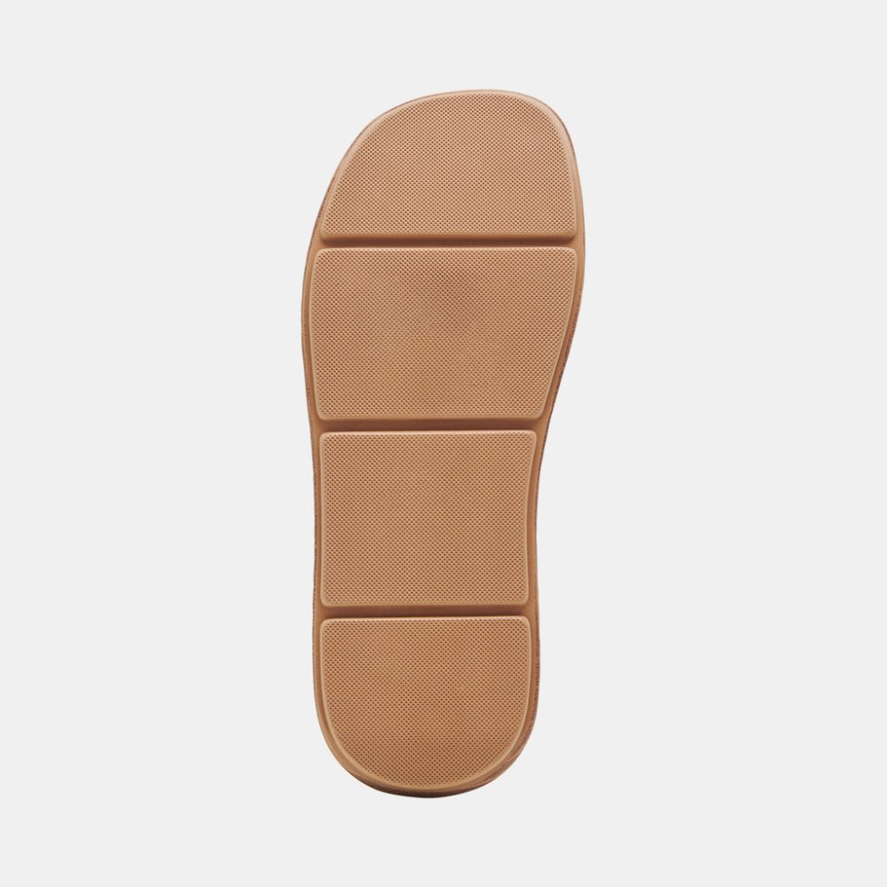 Dolce Vita Canal Sandals Tan Leather