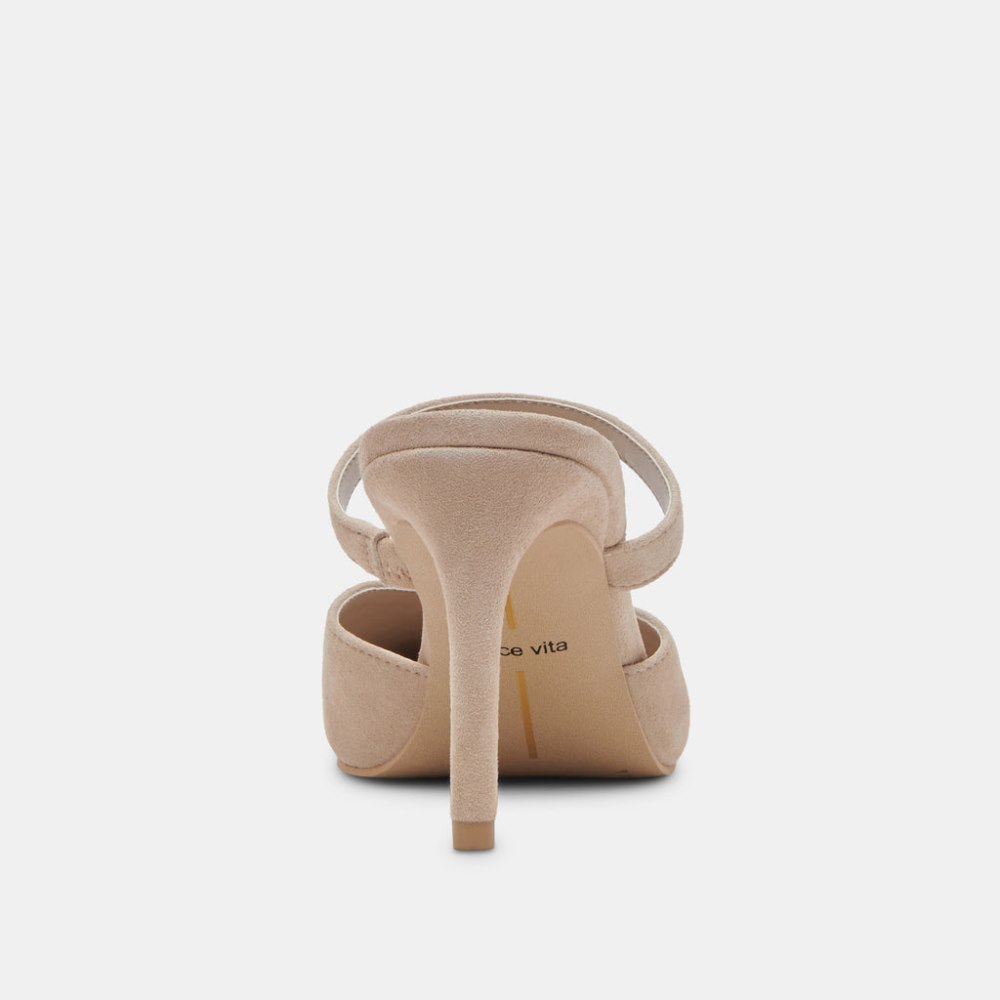 Dolce Vita Kanika Heels Taupe Suede