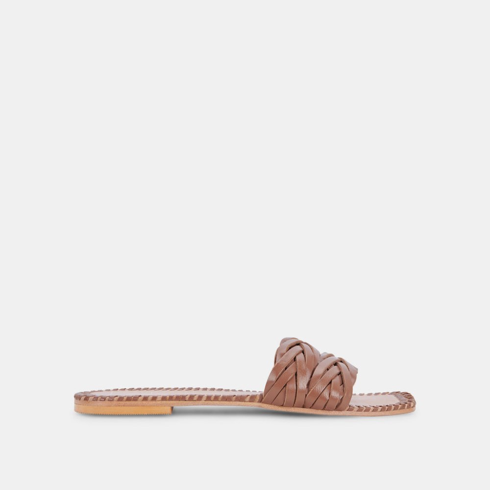 Dolce Vita Avanna Sandals Dk Brown Leather