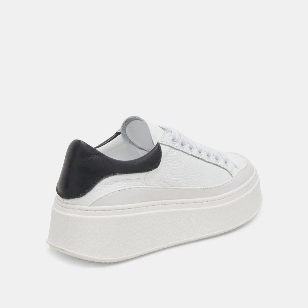 Dolce Vita Wyett Sneakers White Black Leather