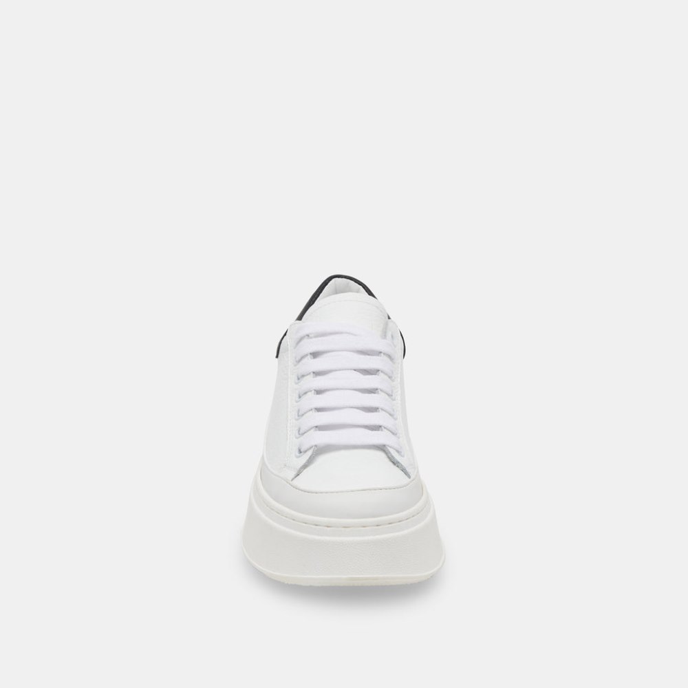 Dolce Vita Wyett Sneakers White Black Leather