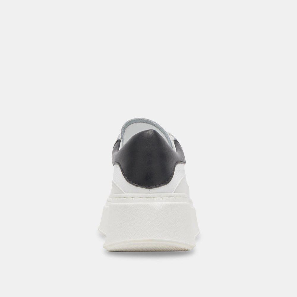 Dolce Vita Wyett Sneakers White Black Leather