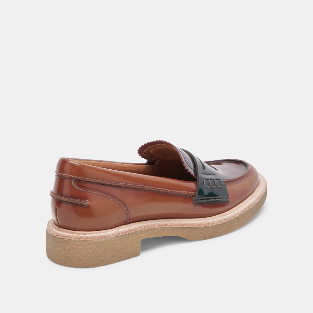 Dolce Vita Arabel Loafers Burgundy Multi Patent Leather