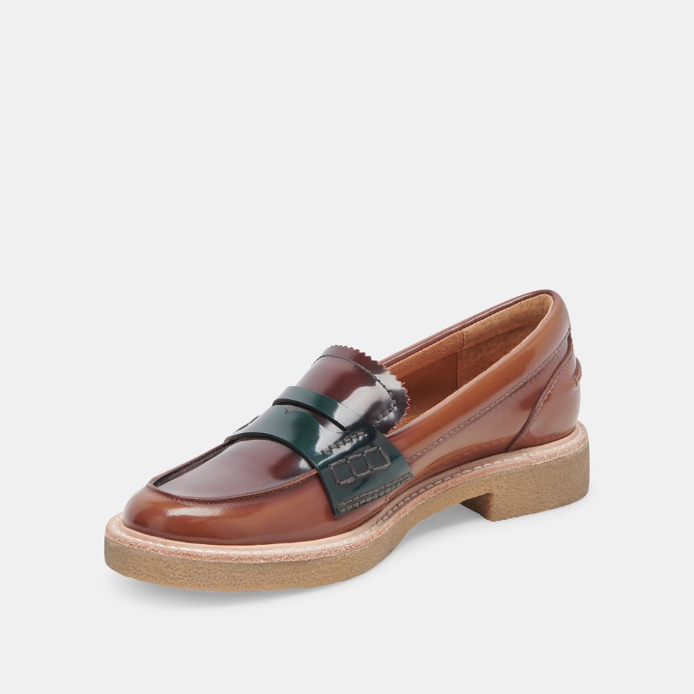 Dolce Vita Arabel Loafers Burgundy Multi Patent Leather
