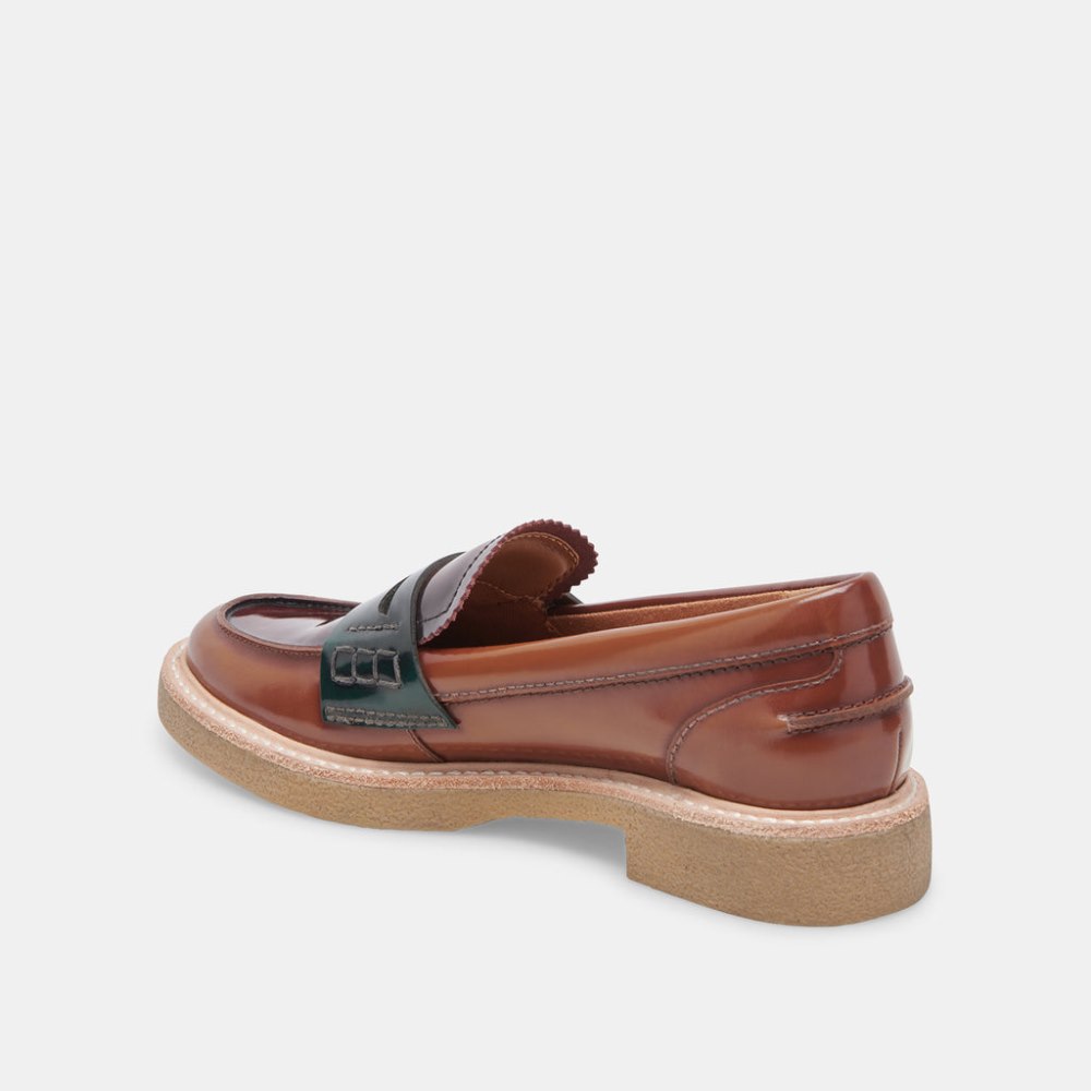 Dolce Vita Arabel Loafers Burgundy Multi Patent Leather