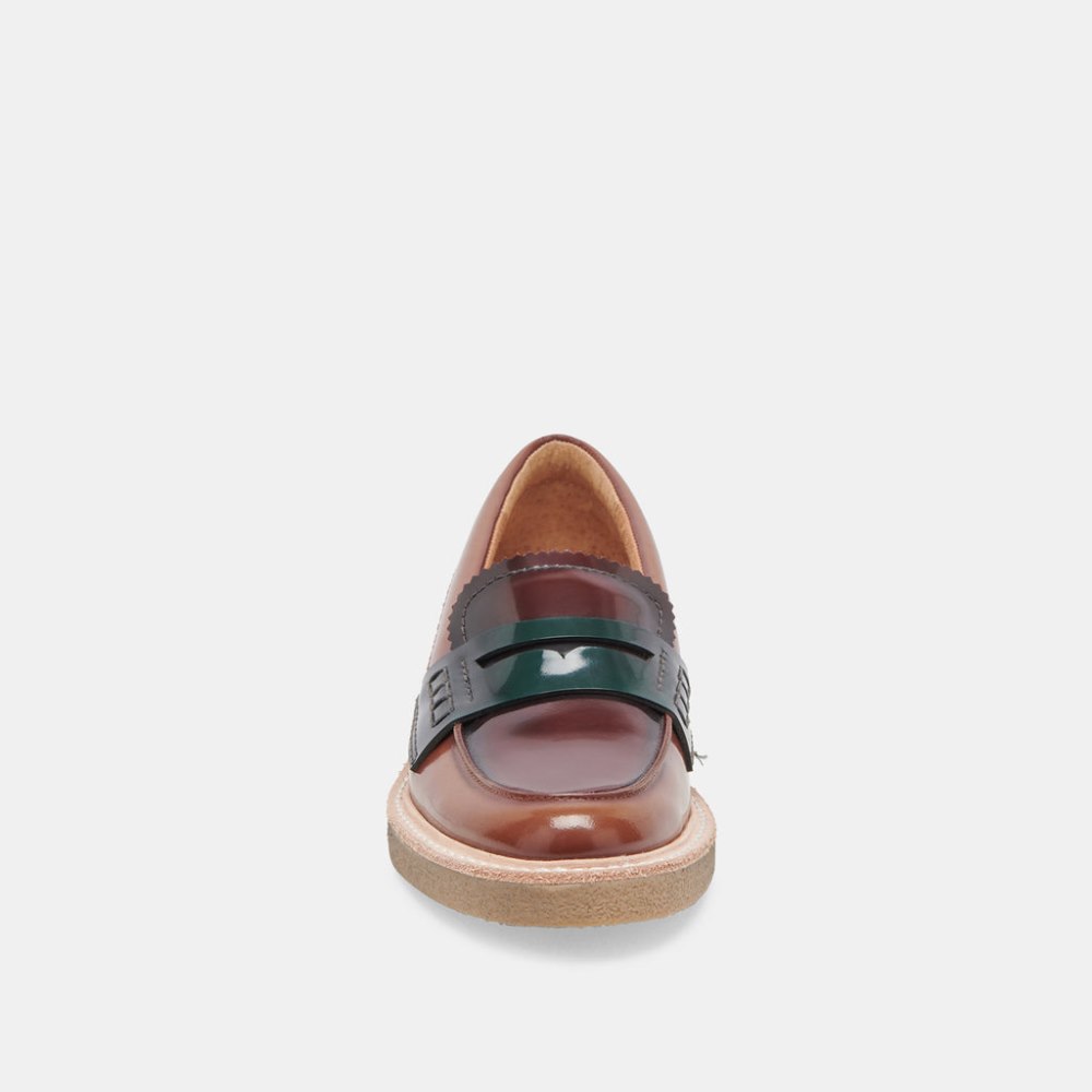 Dolce Vita Arabel Loafers Burgundy Multi Patent Leather