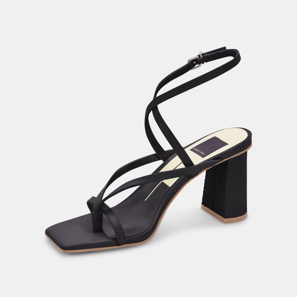 Dolce Vita Paroo Heels Black Leather