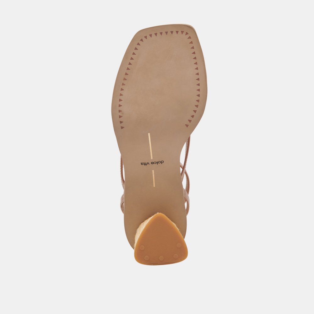 Dolce Vita Banita Sandals Cafe Leather