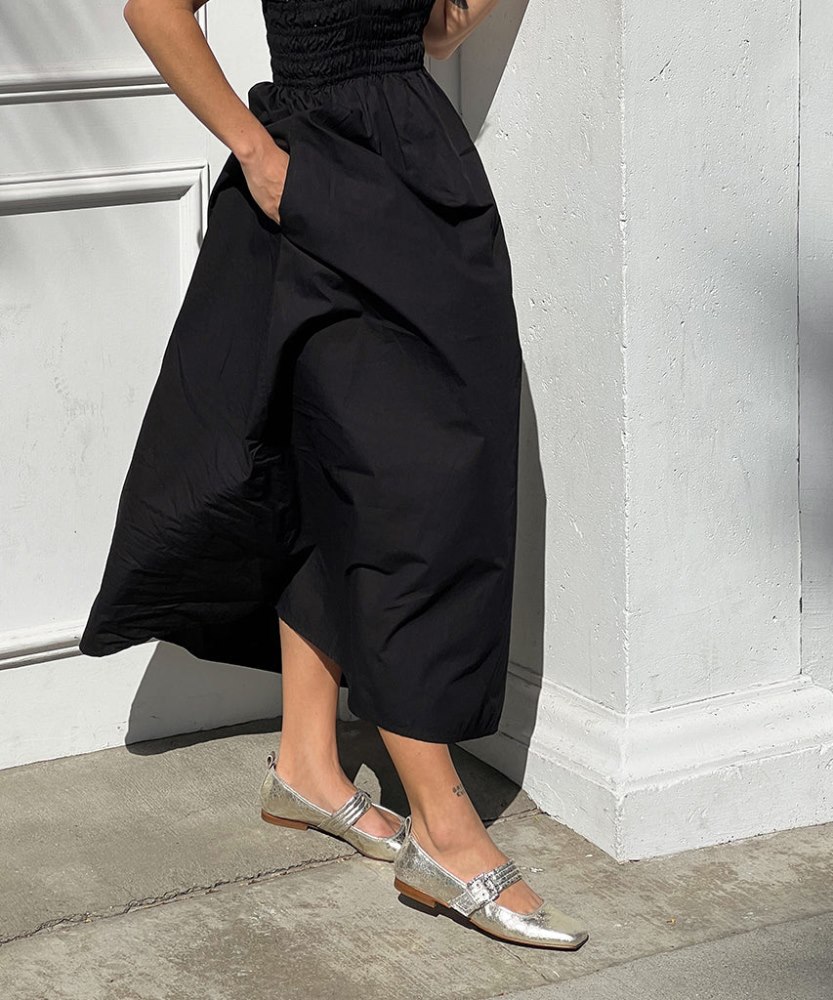 Dolce Vita Arora Ballet Flats Platinum Distressed Leather